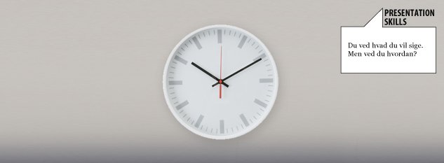 Sådan forbereder du dig optimalt til det gode foredrag