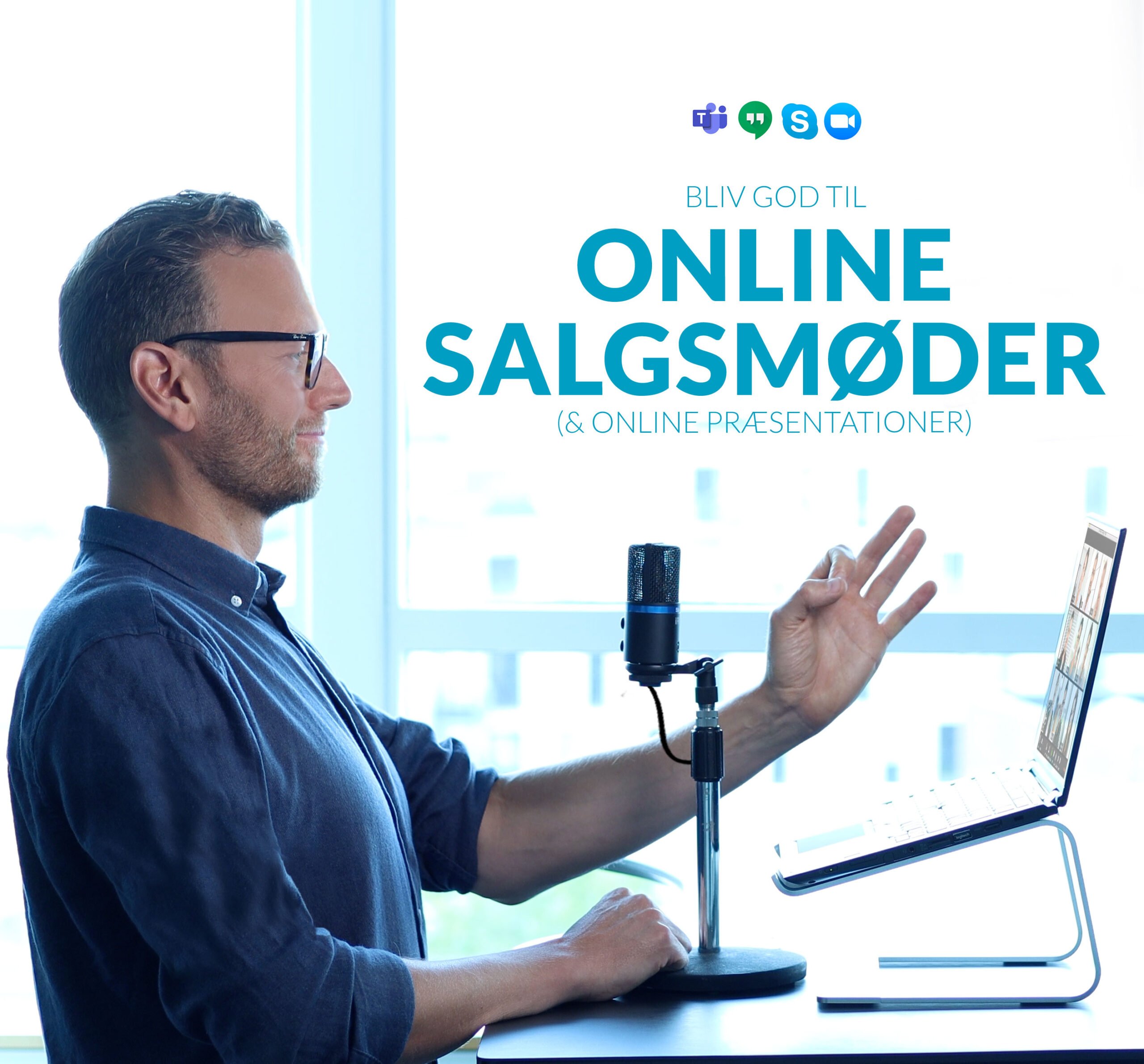 Bliv god til online salgsmøder og -præsentationer